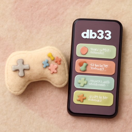 db33 ক্যাসিনো মেনু সহ ফোন স্ক্রিন